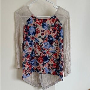 Xhilaration Multicolor Floral Blouse